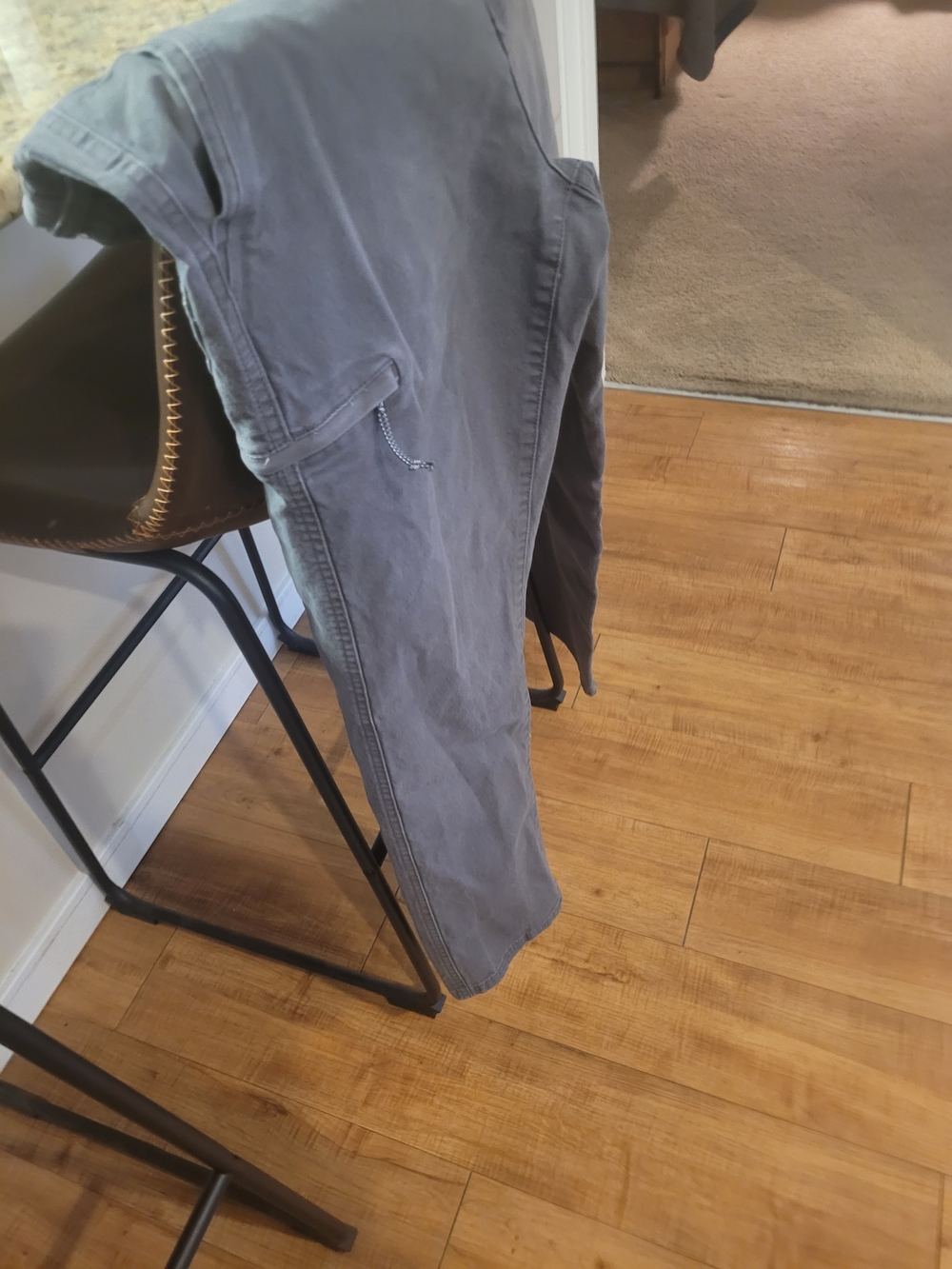 Weatherproof Men's Gray Cargo Pants - Durable Utility Style